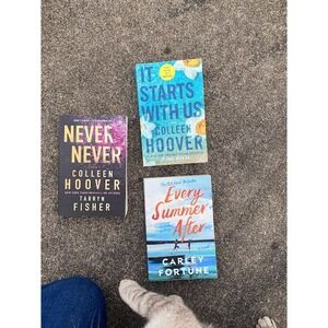 Colleen Hoover Carley Fortune Book Bundle It Starts With Us Never Never Summer